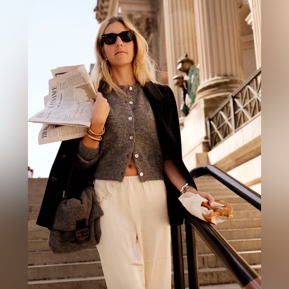 DÔEN Petra cardigan_grey - Picture 6 of 6